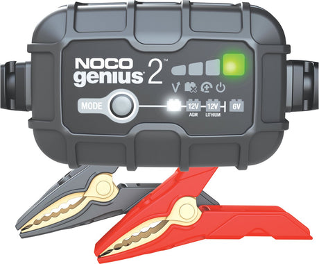 Ładowarka akumulatorów Noco genius 2eu - 2 ampery - 6 12 V - w pełni automatyczna - ładuje i konserwuje - ładowarka podtrzymująca