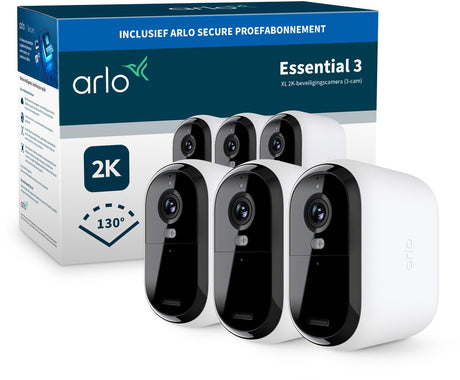 Arlo essential3 xl 2k kamera bezpieczeństwa - 3 kamery IP