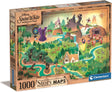 Clementoni - puzzle - 1000 elementów - mapa historii Królewny Śnieżki