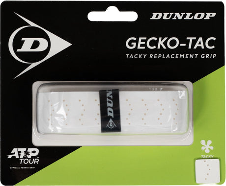 Chwyt Dunlop d tac gecko-tac rep z 1 szt. blistrowym uchwytem unisex - biały