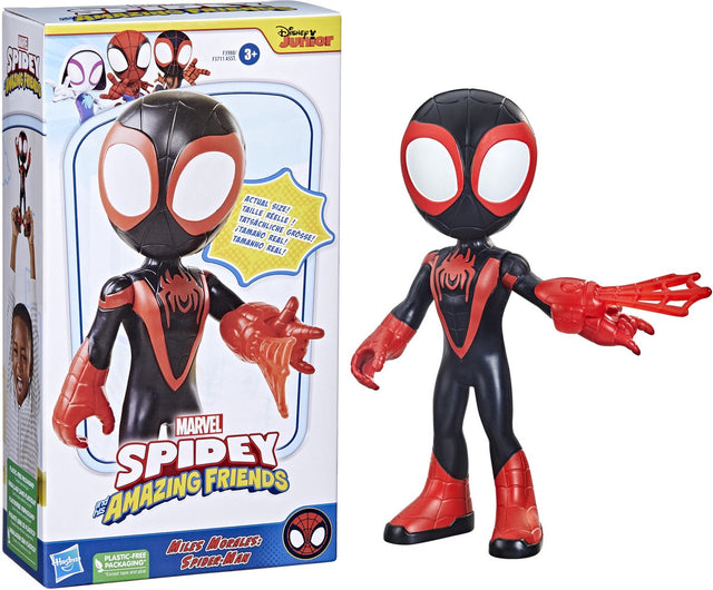 Hasbro marvel spidey and his amazing friends miles morales - actiefiguur 23cm