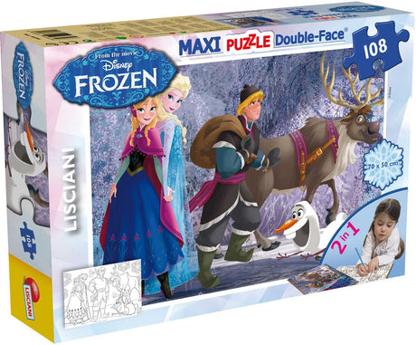 Lisciani Disney Puzzle DF Maxi Floor 108 Zamrożone na spacerze