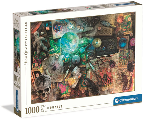 Ty clementoni maleficium - magiczna scena fantasy - puzzle 1000 elementów dla dorosłych - układanka HQC wysokiej jakości kolekcja od 12 lat