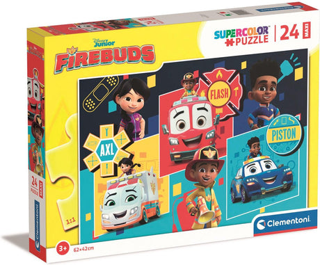 Clementoni - puzzle - 24 duże elementy - Disney Firebud - puzzle dla dzieci - od 3 lat