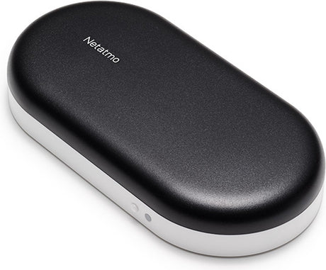Inteligentny sterownik Netatmo do klimatyzacji, kompatybilny ze wszystkimi podłączonymi klimatyzatorami i pompami ciepła - oszczędzanie energii - współpracuje z Alexą, Asystentem Google, Siri - czarny