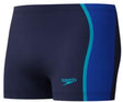 Speedo solid splice aqua szorty męskie - obcisłe spodenki kąpielowe męskie - bokserki kąpielowe odporne na chlor męskie - kąpielówki sportowe męskie ze sznurkiem - granatowy - XL