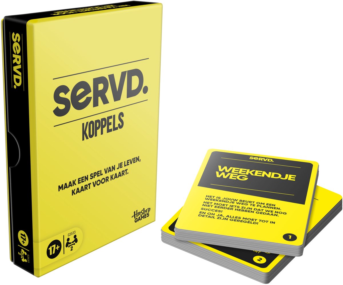Hasbro gaming servd koppels - kaartspel voor volwassenen