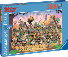 Puzzle Ravensburger astérix obélix - 3000 elementów - postacie z kreskówek.