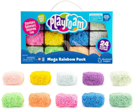 Zasoby edukacyjne playfoam® mega tęczowy pakiet - 3+