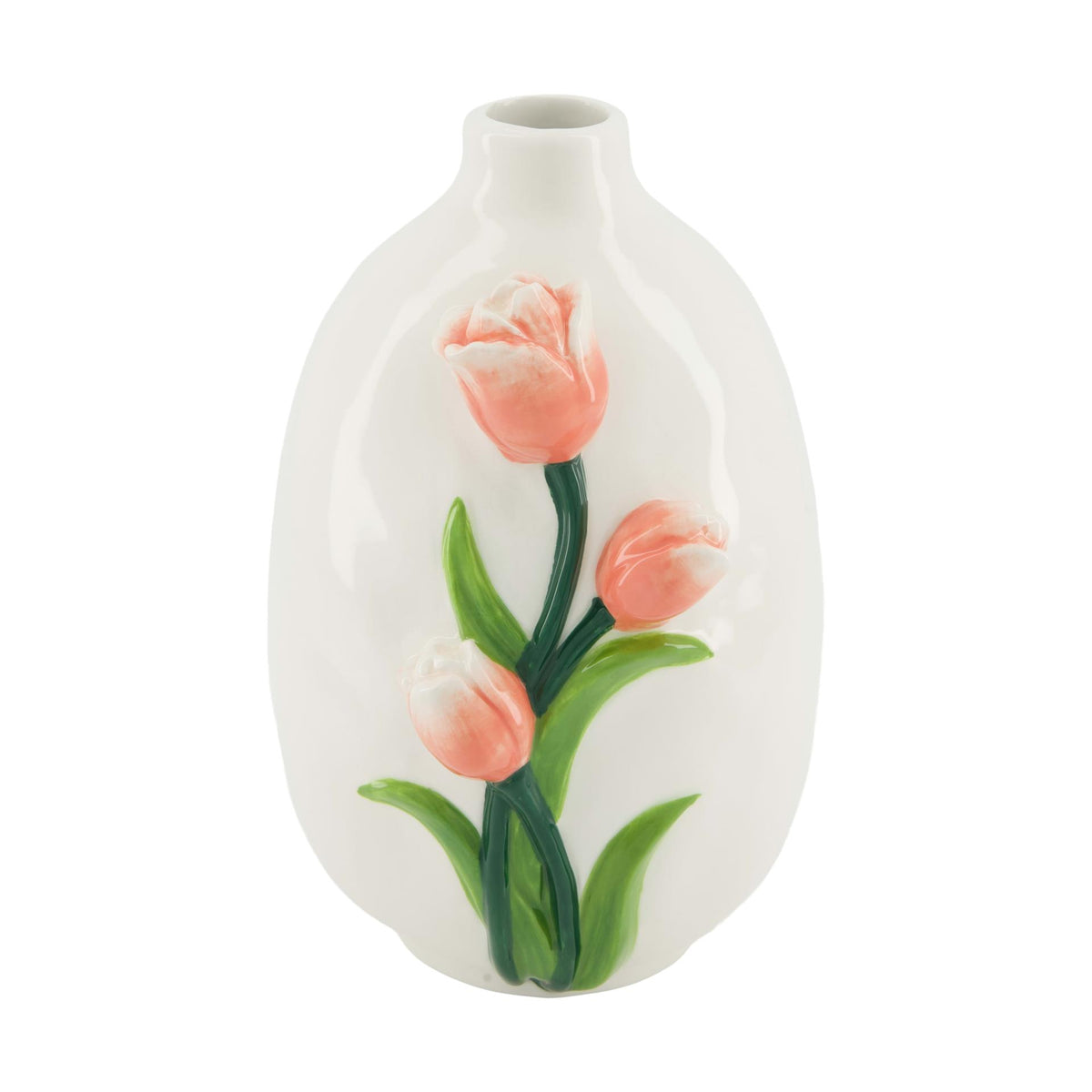 Dijk Natural Collection Wazon ceramiczny 15,4x15,4x23,7cm tulipan