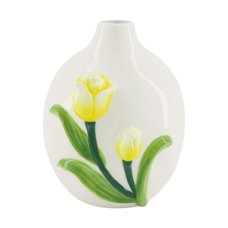 Wazon ceramiczny Dijk Natural Collection o wymiarach 13,7 x 12,1 x 17,4 cm
