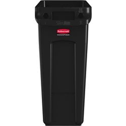 Kosz na śmieci Rubbermaid 76227840, polietylen, czarny