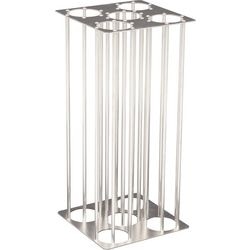 Kosz na śmieci Dutchdesign 31719723 aluminium srebrny