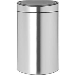 Kosz na śmieci Brabantia Touch Bin - 10+23 litrów - Segregacja odpadów - Stal matowa odporna na odciski palców