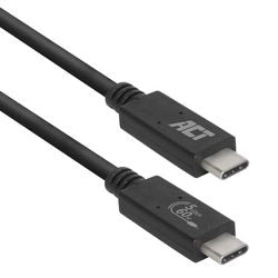 Kabel Act USB-C ac7402 czarny 2 m