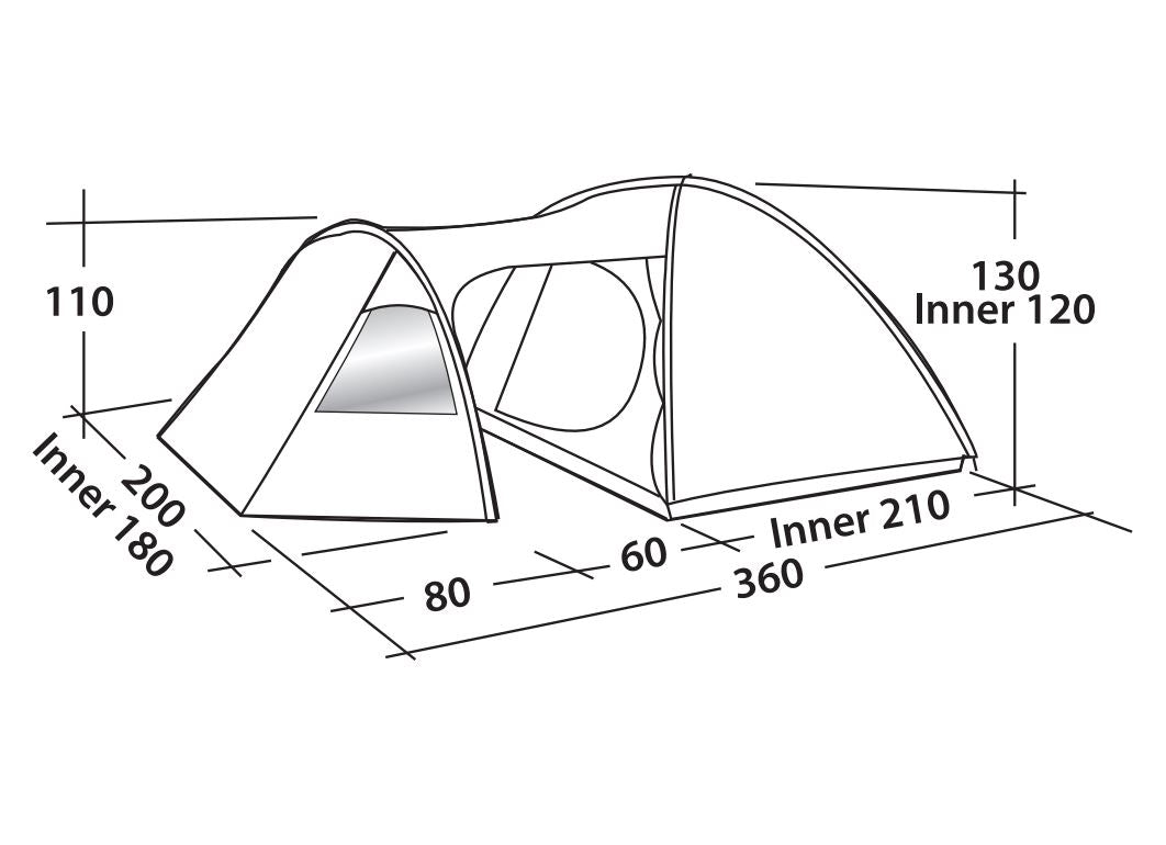 Łatwy namiot z Eclipse Camp 300