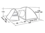 Łatwy namiot z Eclipse Camp 300