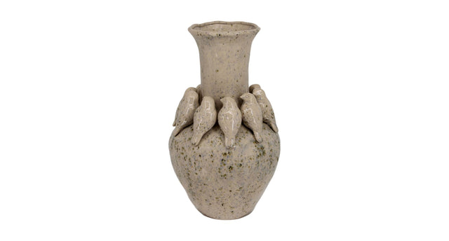 Vase ceramic 22x22x41cm mixed colors