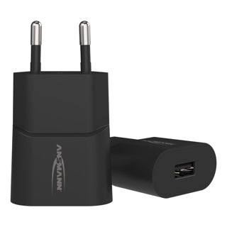 Blok ładowarki do telefonu Ansmann USB-A czarny | 4 sztuki
