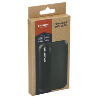 Power bank 5000mah czarny | 2 szt