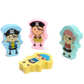 Gumki LG-import - pirackie, 2 szt.