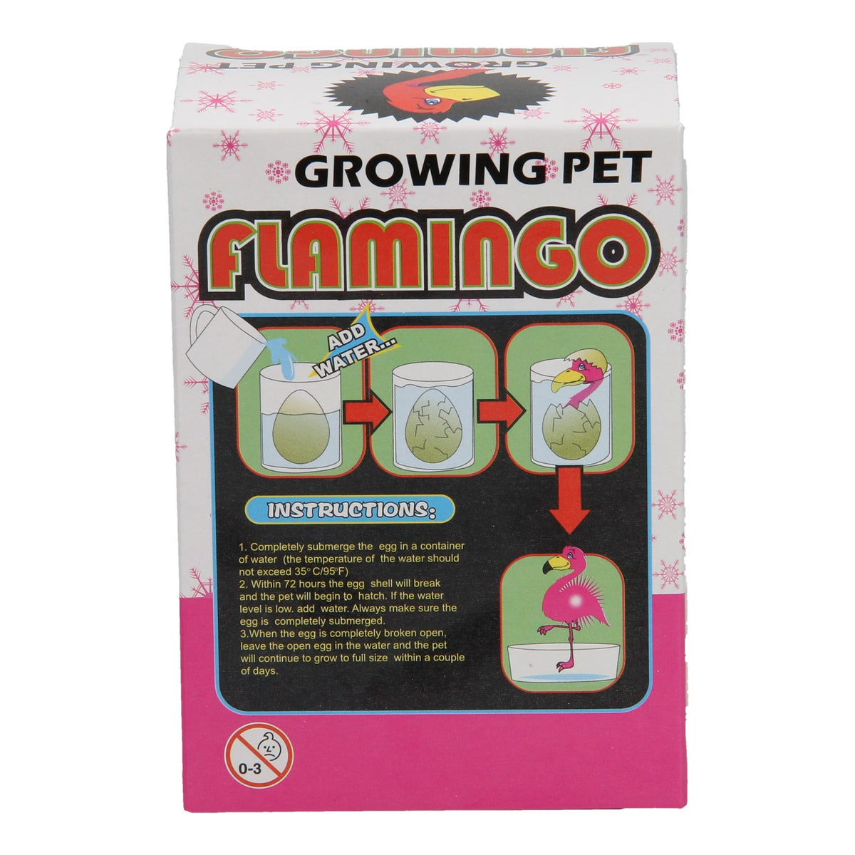 Wzrost jaja flamingo