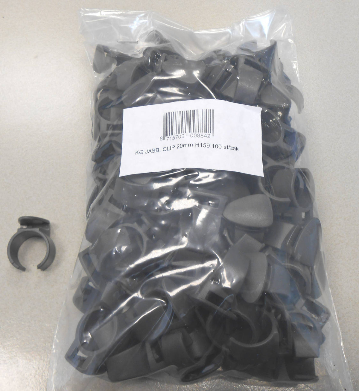 Kurtka Hesling bd hes klip 20mm szary pvc ds a 10