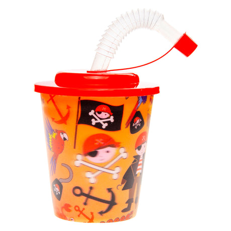 Duckiez Cup z pokrywką i piratem słomy, 12.