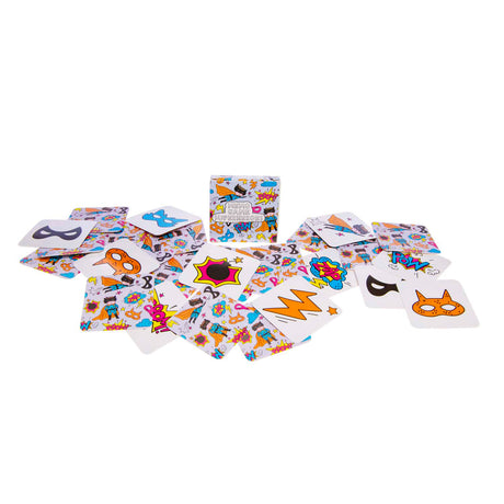 Mini-gra notatkowa Duckiez, superbohaterowie, 28 kart