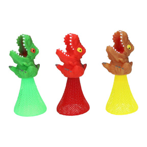 Wyskakujący dinozaur sprężynowy Duckiez, 11 cm