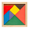 Drewniane puzzle typu tangram Duckiez, 7 elementów.