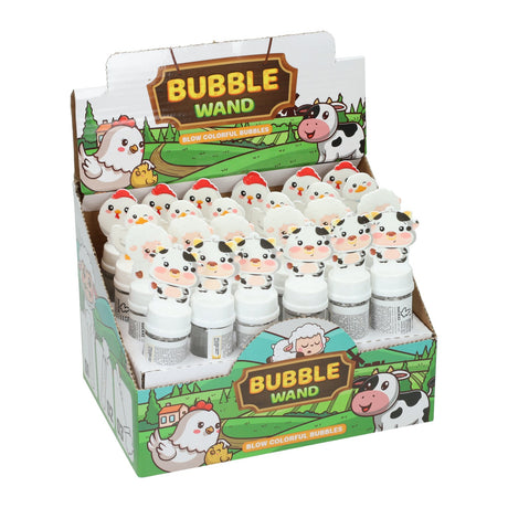 Duckiez Farm Animals mini dmuchawa do baniek - 24 szt.