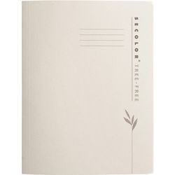 Folder klipsowy djois secolor papierowo-kartonowy kremowy