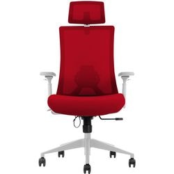 Krzesło biurowe euroseats czerwone 520 mm 110 kg