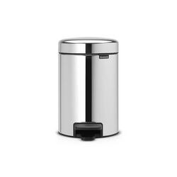 Kosz na śmieci Brabantia Newicon - 3 litry - łazienka - stal brylantowa