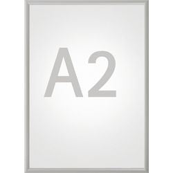 Standardowa składana ramka do wymiany Maul - a2 - srebrna - aluminium - 1 sztuka - 1,2 x 62,5 x 45 cm -