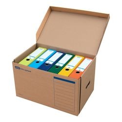 Pojemnik systemowy elba 100421143 a4 brązowy 10 sztuk