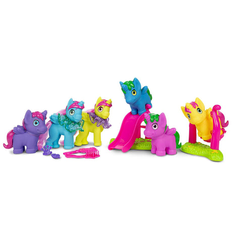 Toi-toys Dream Zestaw do zabawy dla koni plac zabaw z akcesoriami + 6x jednorożec