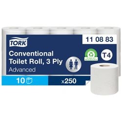 Papier toaletowy Tork T4 zaawansowany 3-warstwowy biały