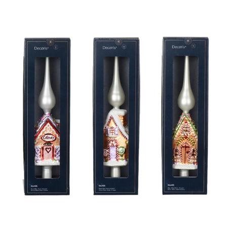 Domek piernikowy Decoris szczyt wykonany ze szkła 8,2x4m6x31cm