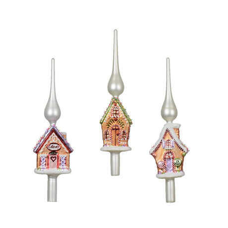 Domek piernikowy Decoris szczyt wykonany ze szkła 8,2x4m6x31cm