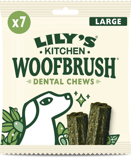Lily's Kitchen - przekąski dla psów - szczoteczka do zębów naturalny gryzak dentystyczny - duży 4 x 329 g