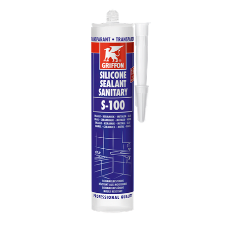 Uszczelniacz silikonowy Griffon s-100 przezroczysty 310ml