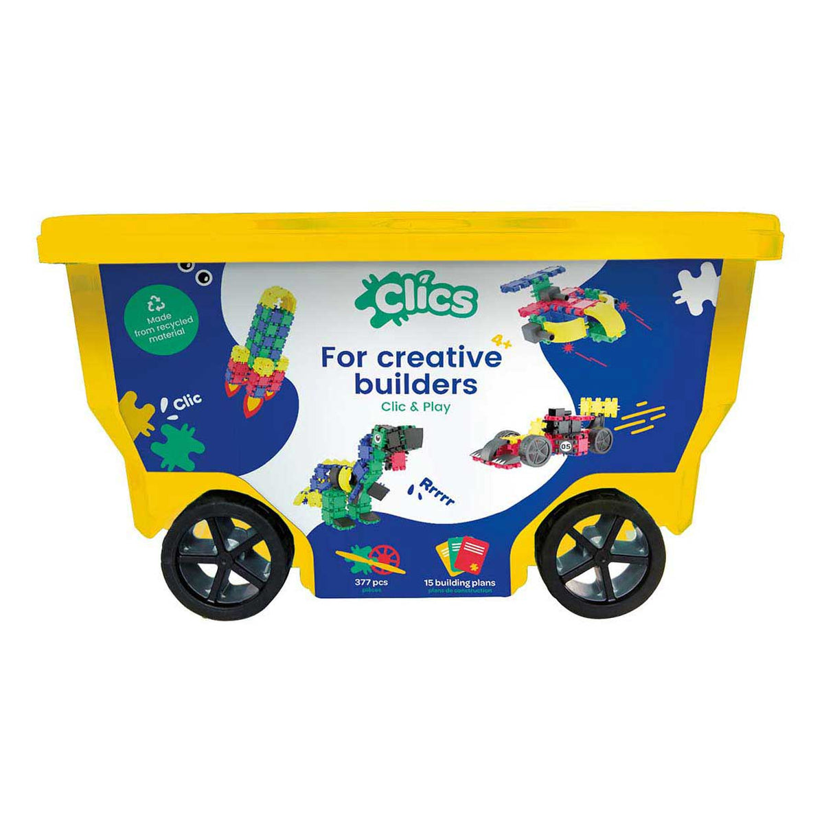Klocki Clics Roller Box - zestaw konstrukcyjny 15w1
