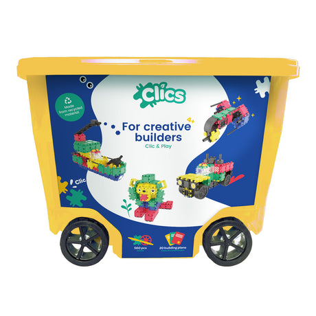 Klocki konstrukcyjne Clics Roller Box, 20w1
