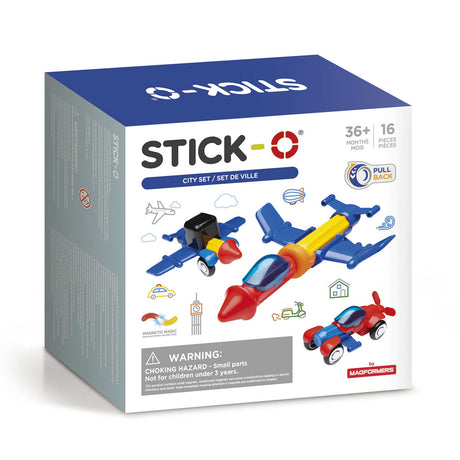 Zestaw stick-o city, 16 sztuk.