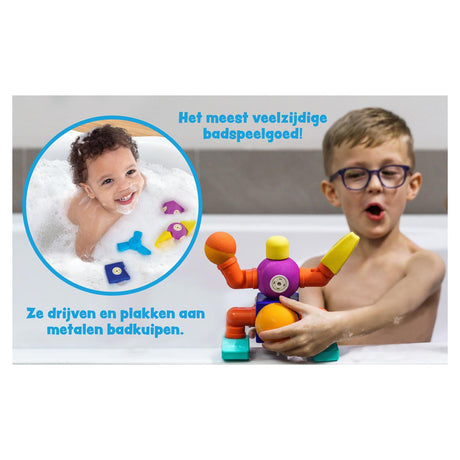 Bloki z pianki magnetycznej Blockaroo pudełko na robota, 10 szt.