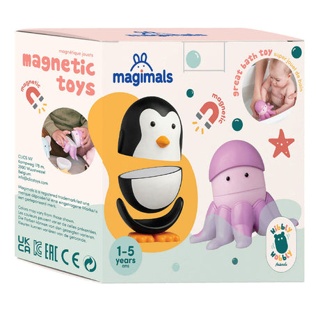 Magimale Clics, chwiejne zabawki magnetyczne Sealife
