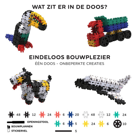 Clics nano - kreatywni budowniczowie, 250 szt.