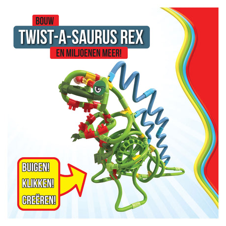 Elastyczne pręty budowlane Spaghetteez twist-a-saurus rex, 64 szt.